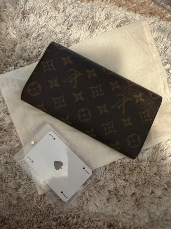 Louis Vuitton Monogram Canvas Folded Card Holder in Brown - Picture 7 of 7
